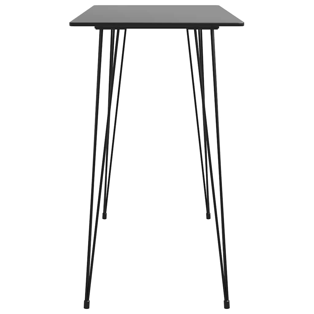 vidaXL 5-delige Barset zwart