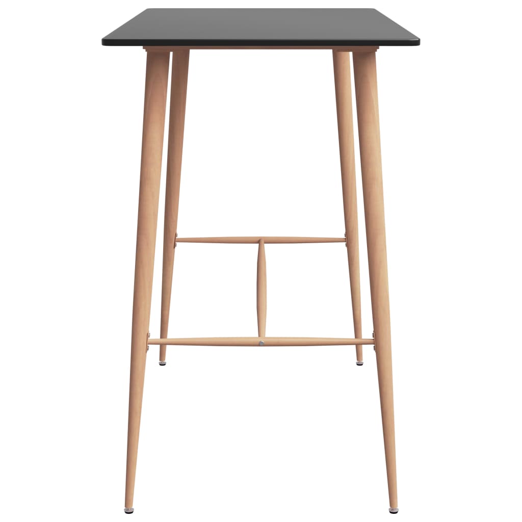vidaXL 3-piece Bar Set Black