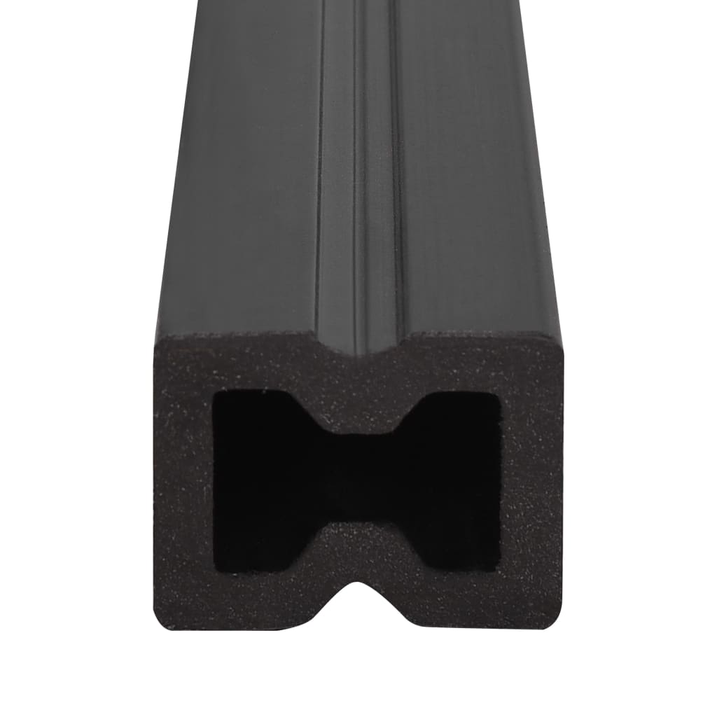 vidaXL Terrasplanken met accessoires 35 m² 4 m HKC bruin en grijs