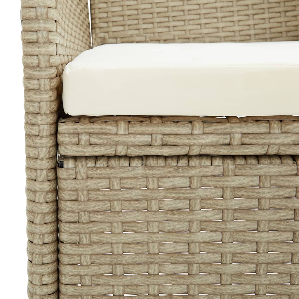 vidaXL 3-delige Tuinset beige