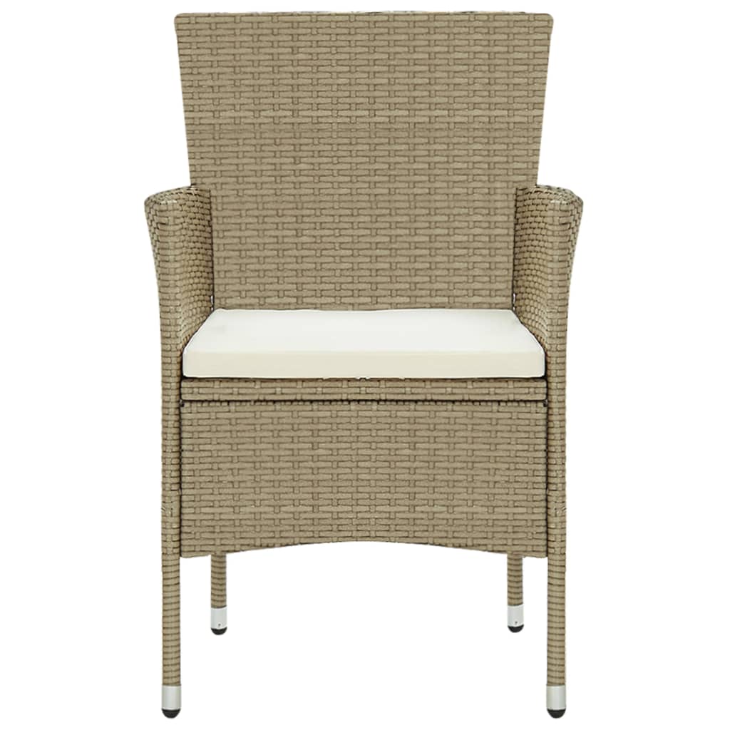 vidaXL 3-delige Tuinset beige