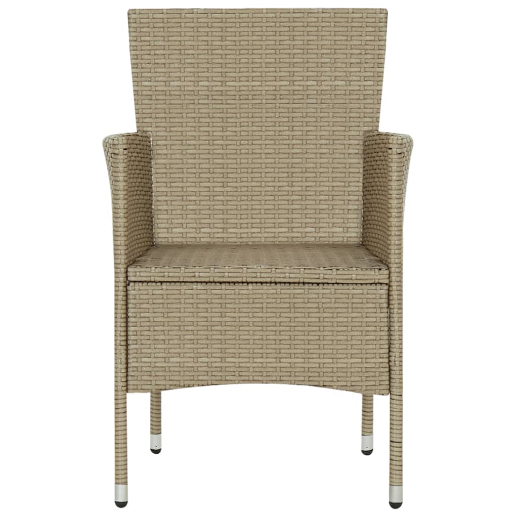 vidaXL 3-delige Tuinset beige