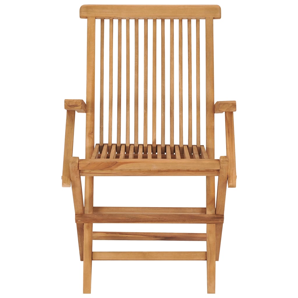 vidaXL Tuinstoelen 8 st massief teakhout - Aashly