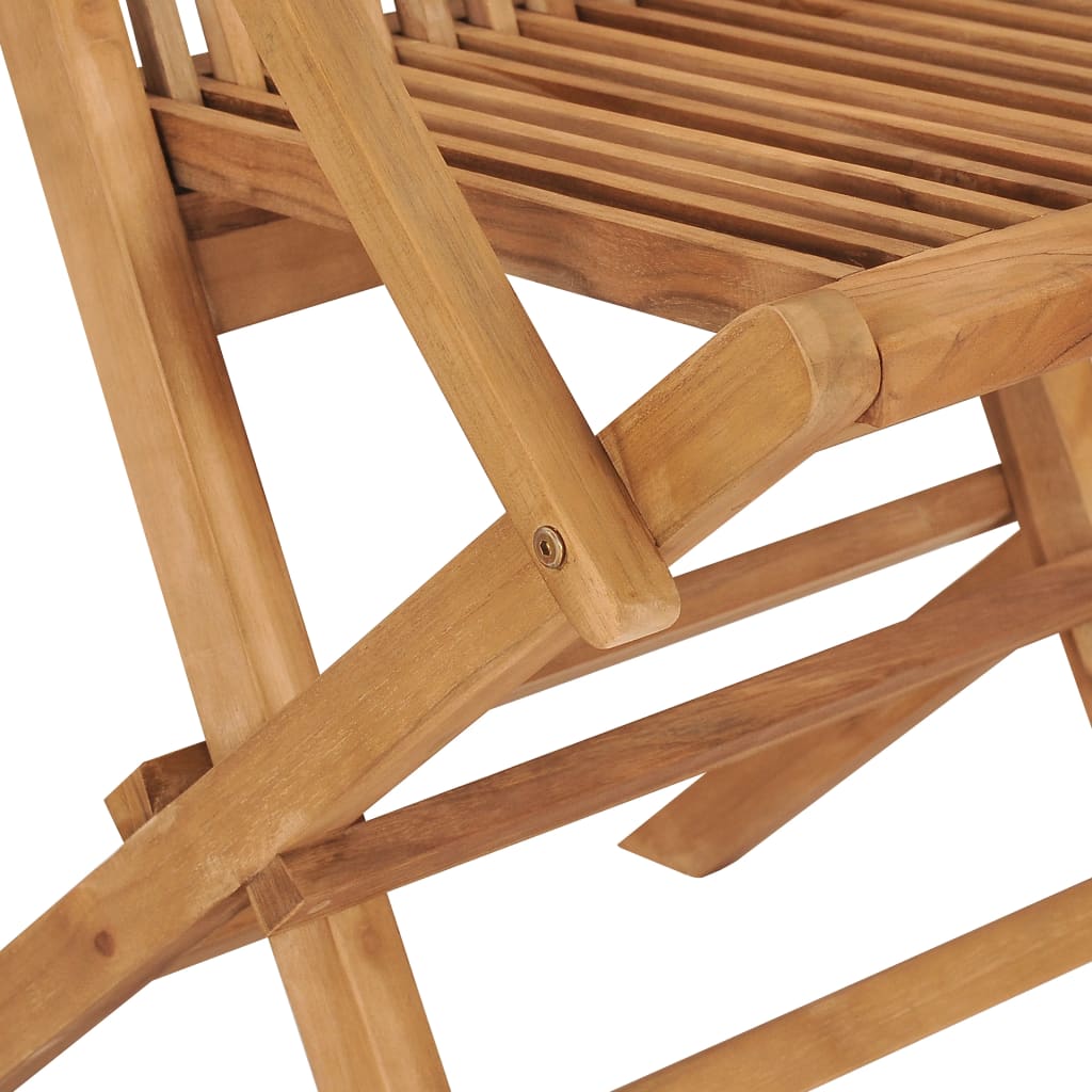 vidaXL Tuinstoelen 8 st massief teakhout - Aashly
