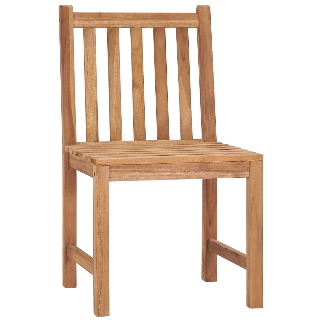 vidaXL Tuinstoelen 4 st massief teakhout - Aashly