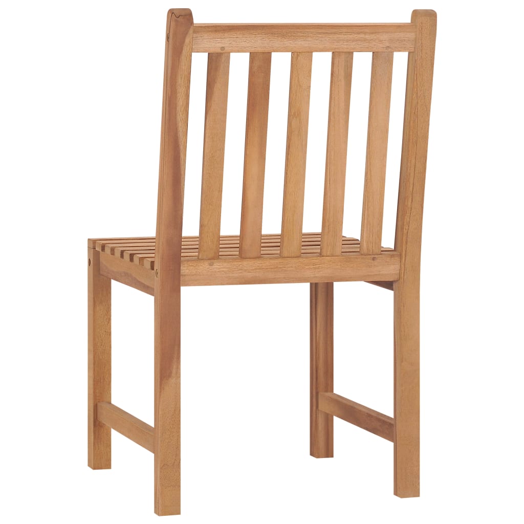 vidaXL Tuinstoelen 4 st massief teakhout - Aashly