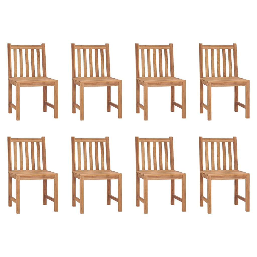 vidaXL Tuinstoelen 4 st massief teakhout - Aashly