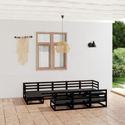 vidaXL 10-piece lounge set solid pinewood