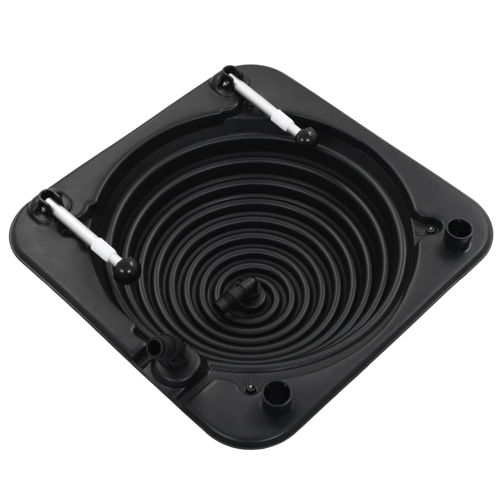 vidaXL Solarverwarmingen voor zwembad 5 st 75x75x36 cm HDPE aluminium - Aashly