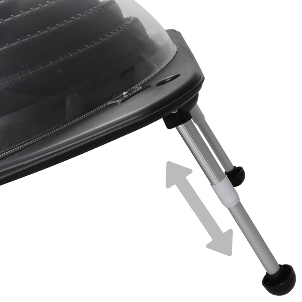 vidaXL Solarverwarmingen voor zwembad 5 st 75x75x36 cm HDPE aluminium - Aashly
