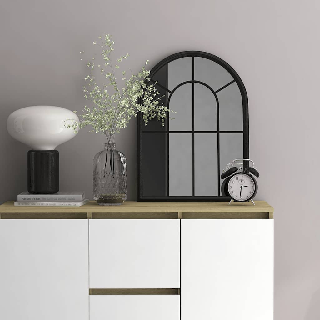 vidaXL Mirror 60x45 cm Iron Sand-Colored