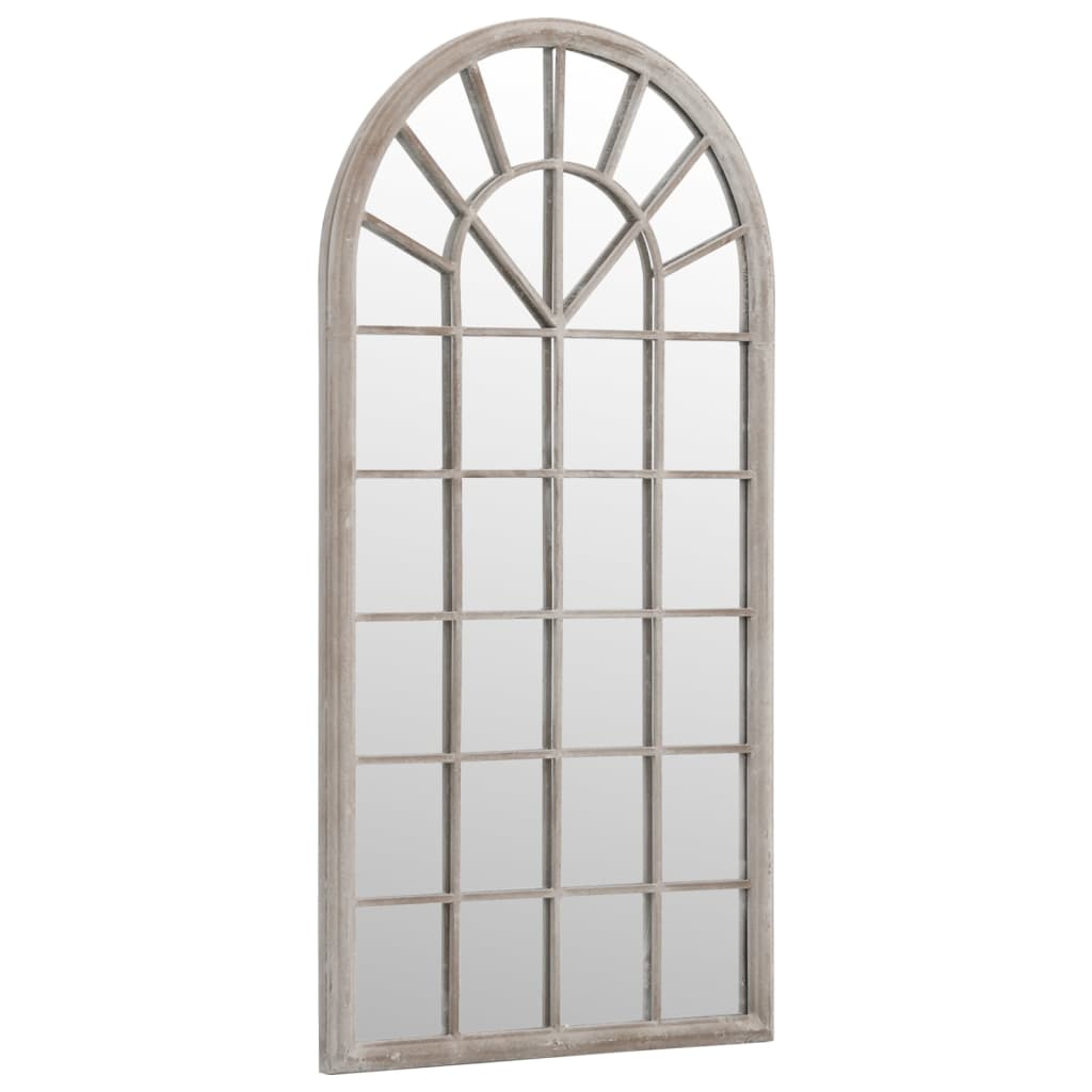 vidaXL Mirror 90x45 cm iron sand-coloured
