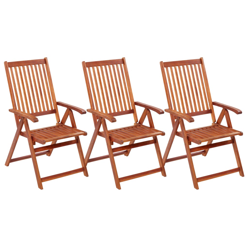 vidaXL Tuinstoelen 8 st inklapbaar massief acaciahout - Aashly
