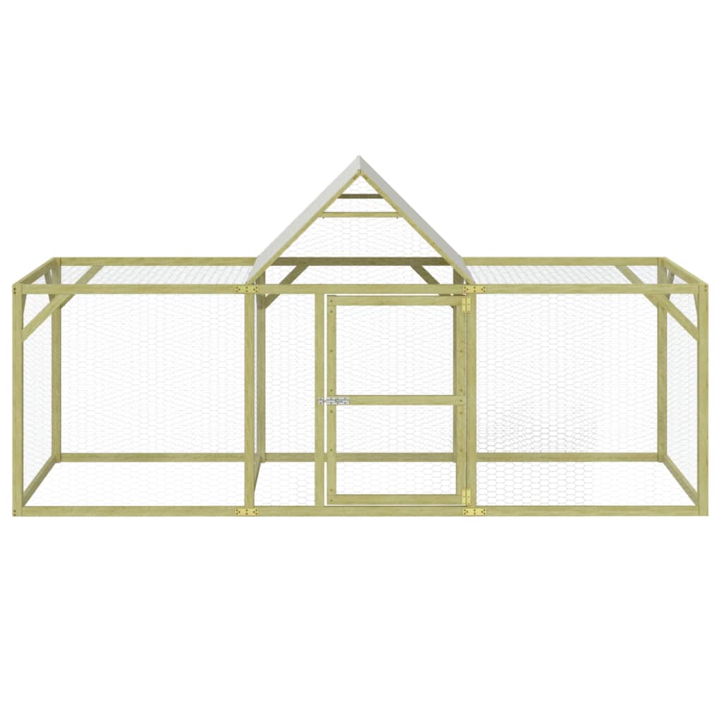 vidaXL Kippenhok 700x100x150 cm geïmpregneerd massief grenenhout - Aashly
