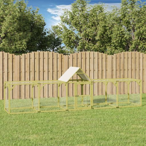 vidaXL Kippenhok 700x100x150 cm geïmpregneerd massief grenenhout - Aashly