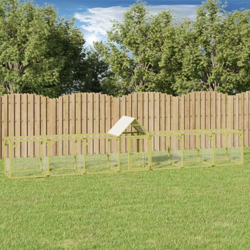 vidaXL Kippenhok 700x100x150 cm geïmpregneerd massief grenenhout - Aashly