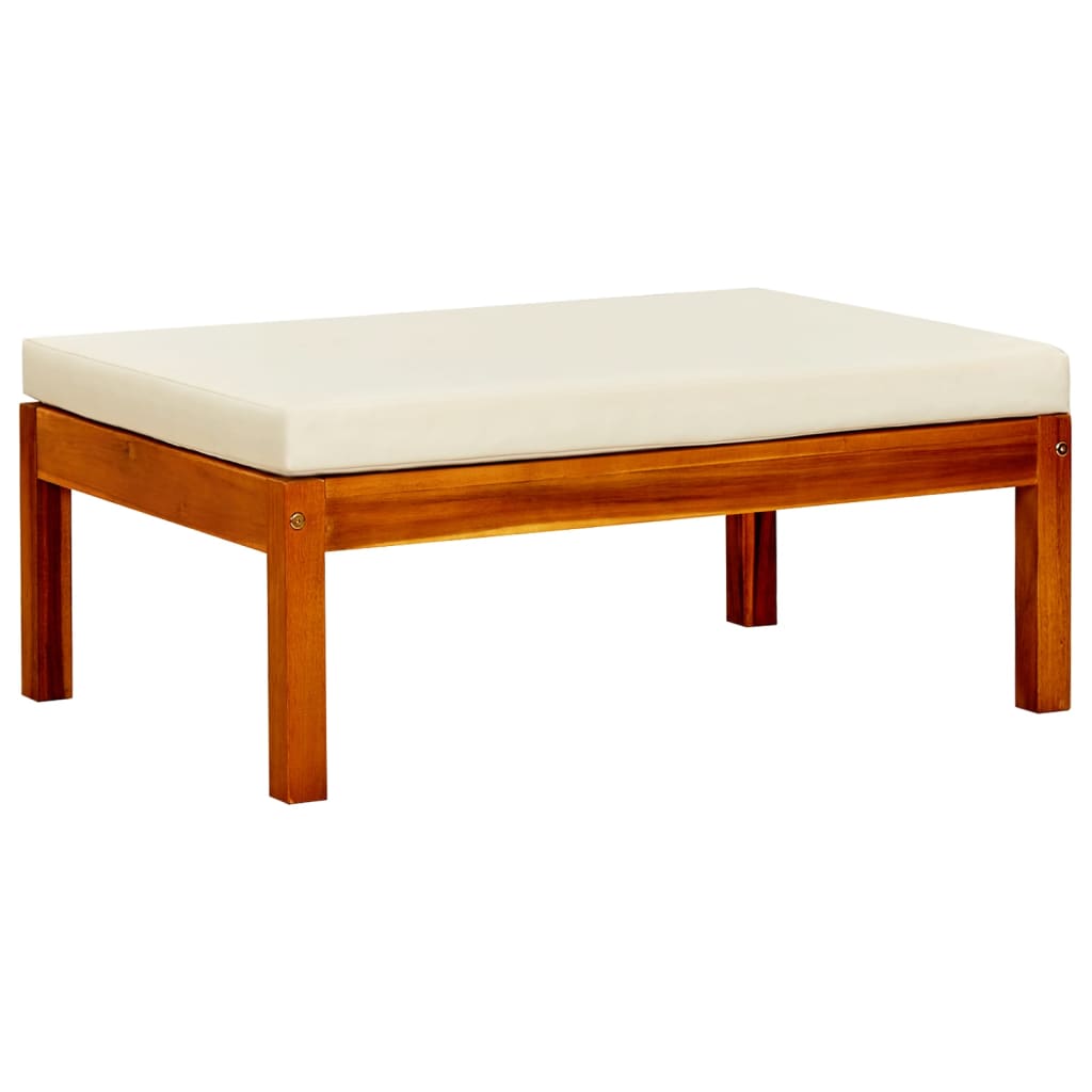 vidaXL Voetenbanken 2 st massief acaciahout - Aashly