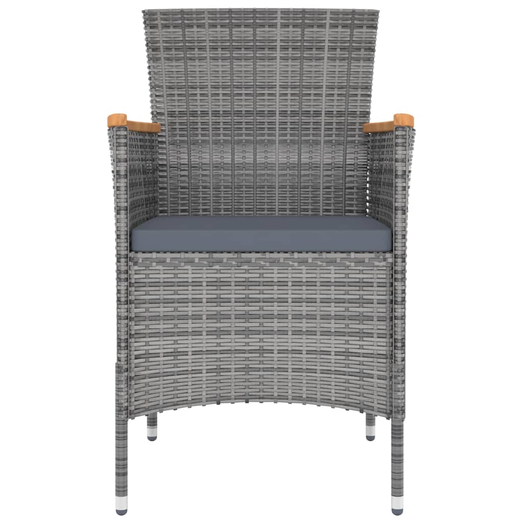 vidaXL 11-Piece Garden Set with Cushions Grey