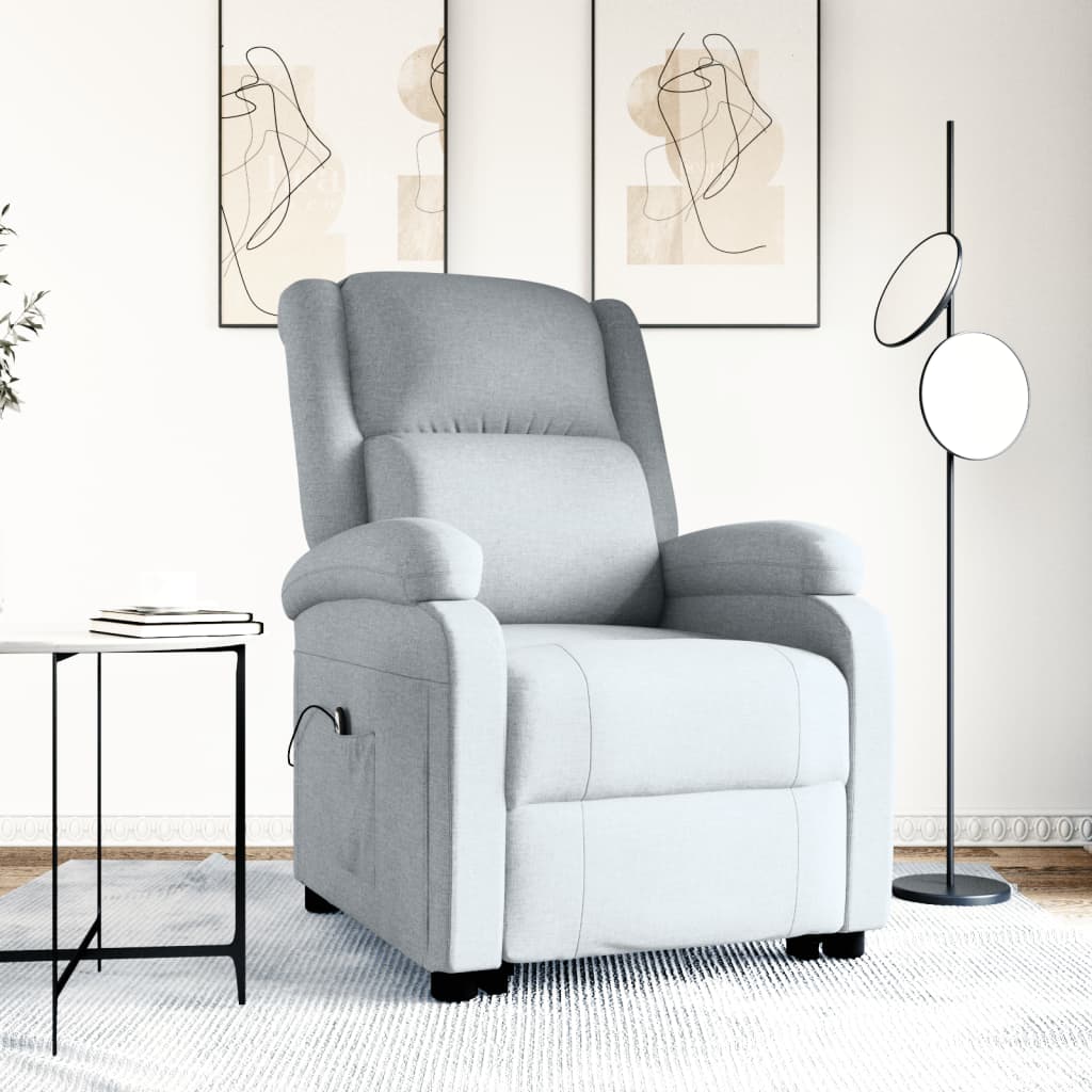 vidaXL Fabric Stand-up Chair Brown