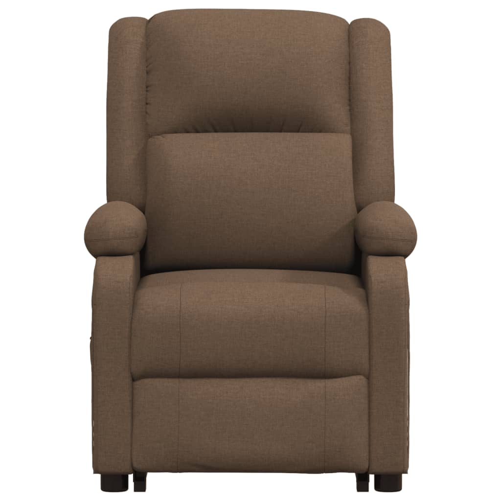 vidaXL Fabric Stand-up Chair Brown