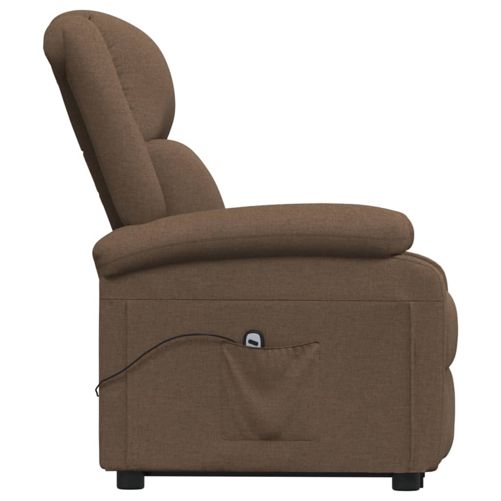 vidaXL Fabric Stand-up Chair Brown