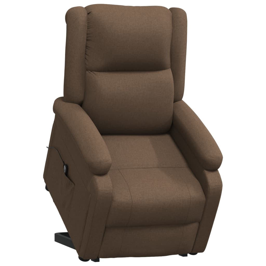 vidaXL Fabric Stand-up Chair Brown
