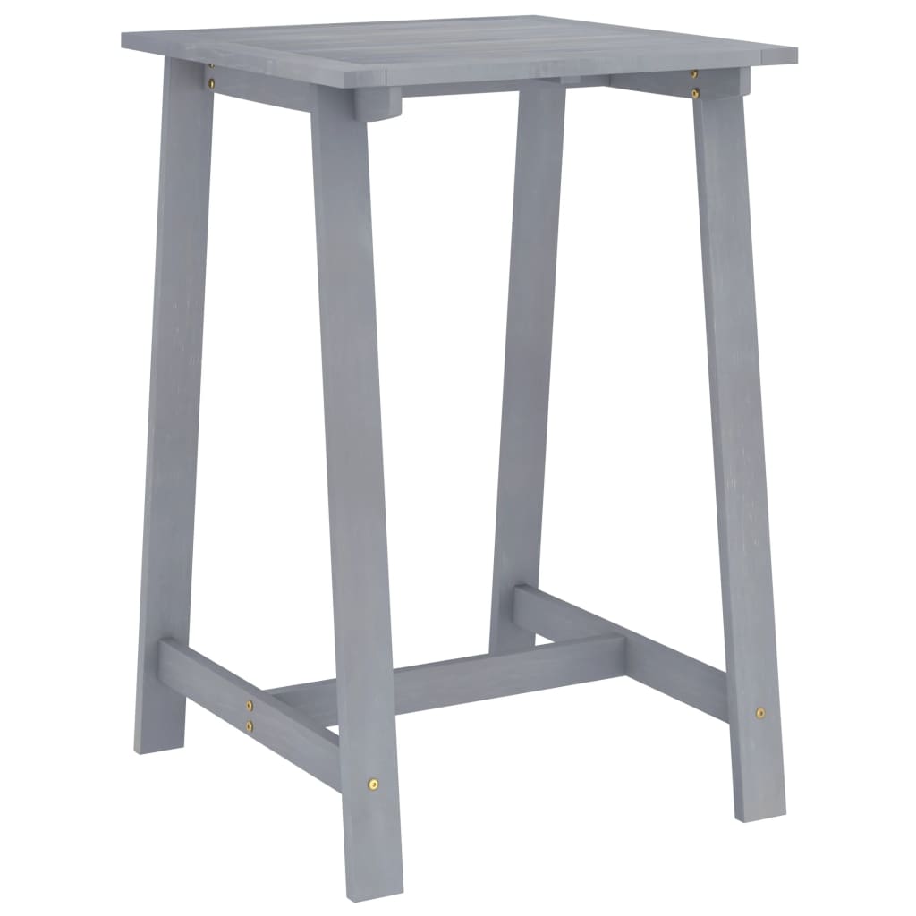 vidaXL Garden Bar Table 140x70x104 cm Solid Acacia Wood