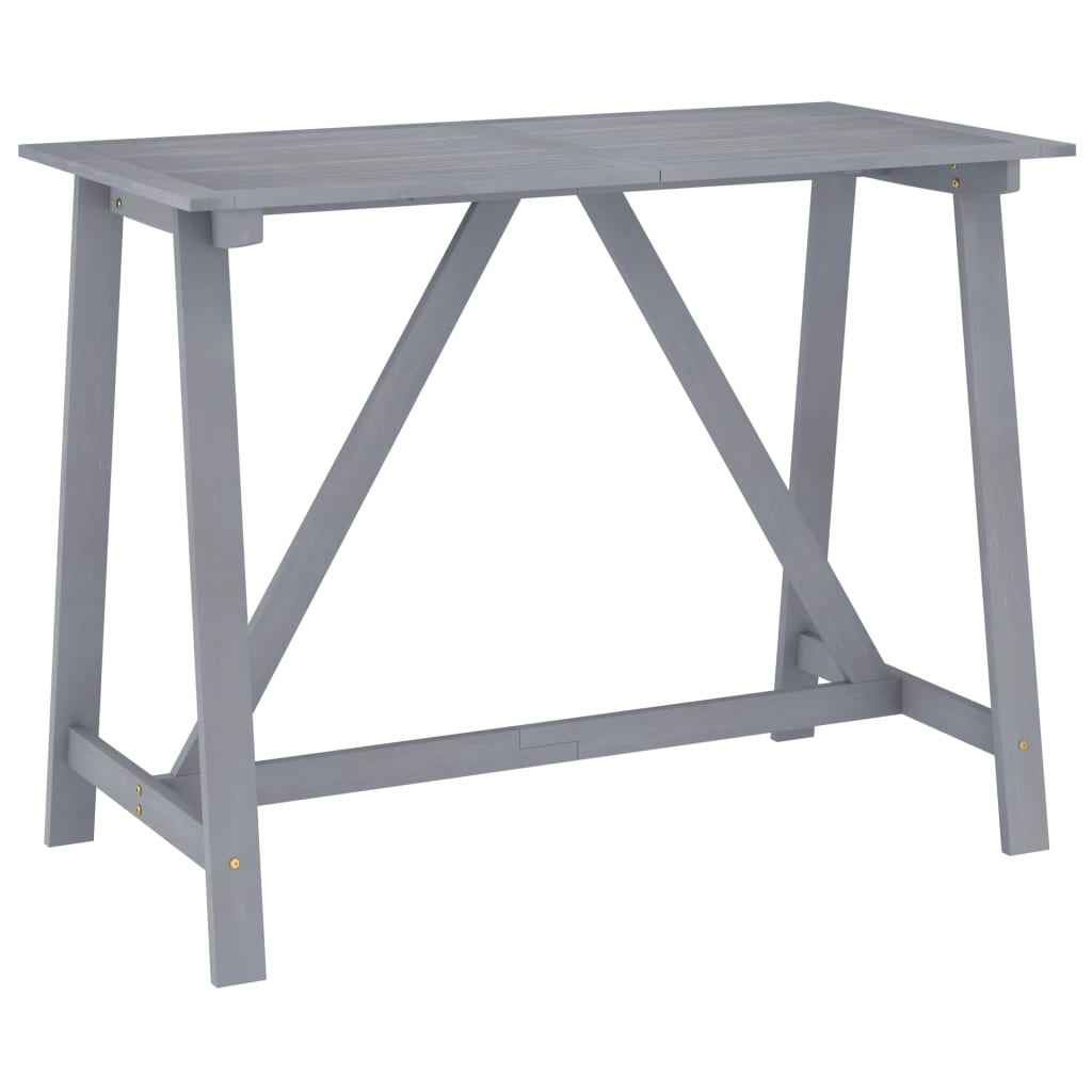 vidaXL Tuinbartafel 140x70x104 cm massief acaciahout