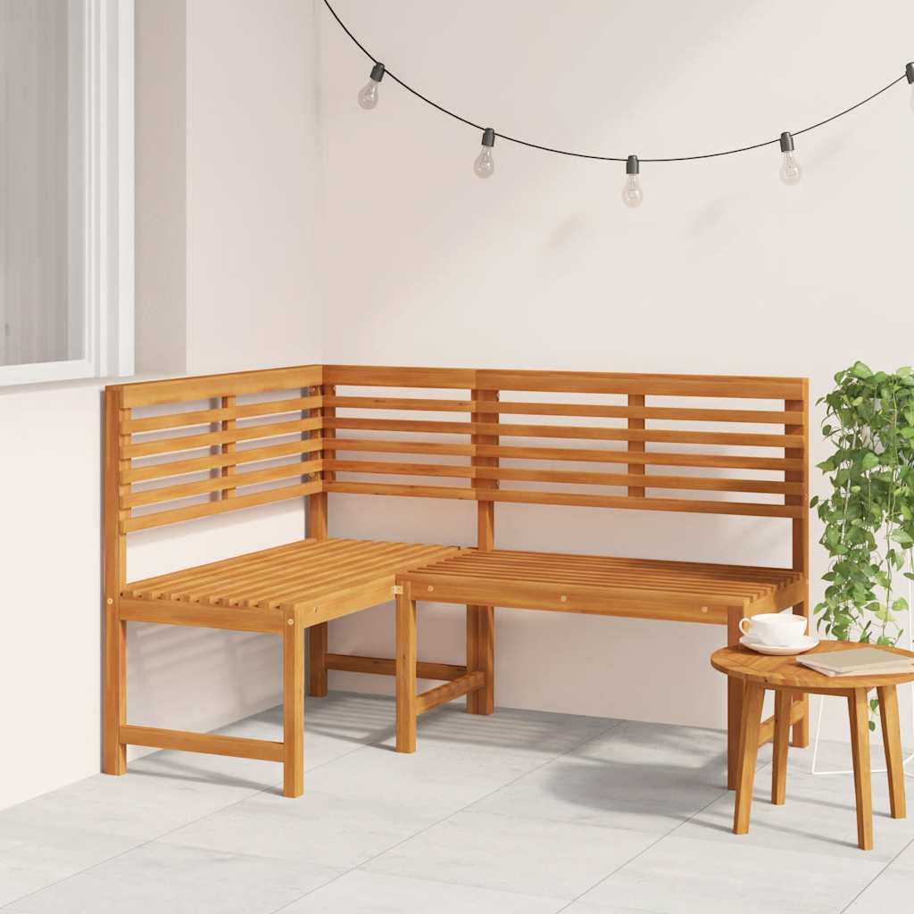 vidaXL Tuinhoekbank 140 cm massief acaciahout - Aashly