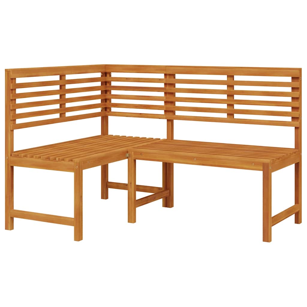 vidaXL Tuinhoekbank 140 cm massief acaciahout - Aashly