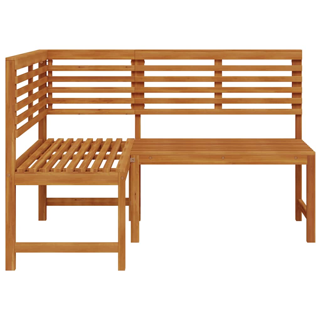 vidaXL Tuinhoekbank 140 cm massief acaciahout - Aashly