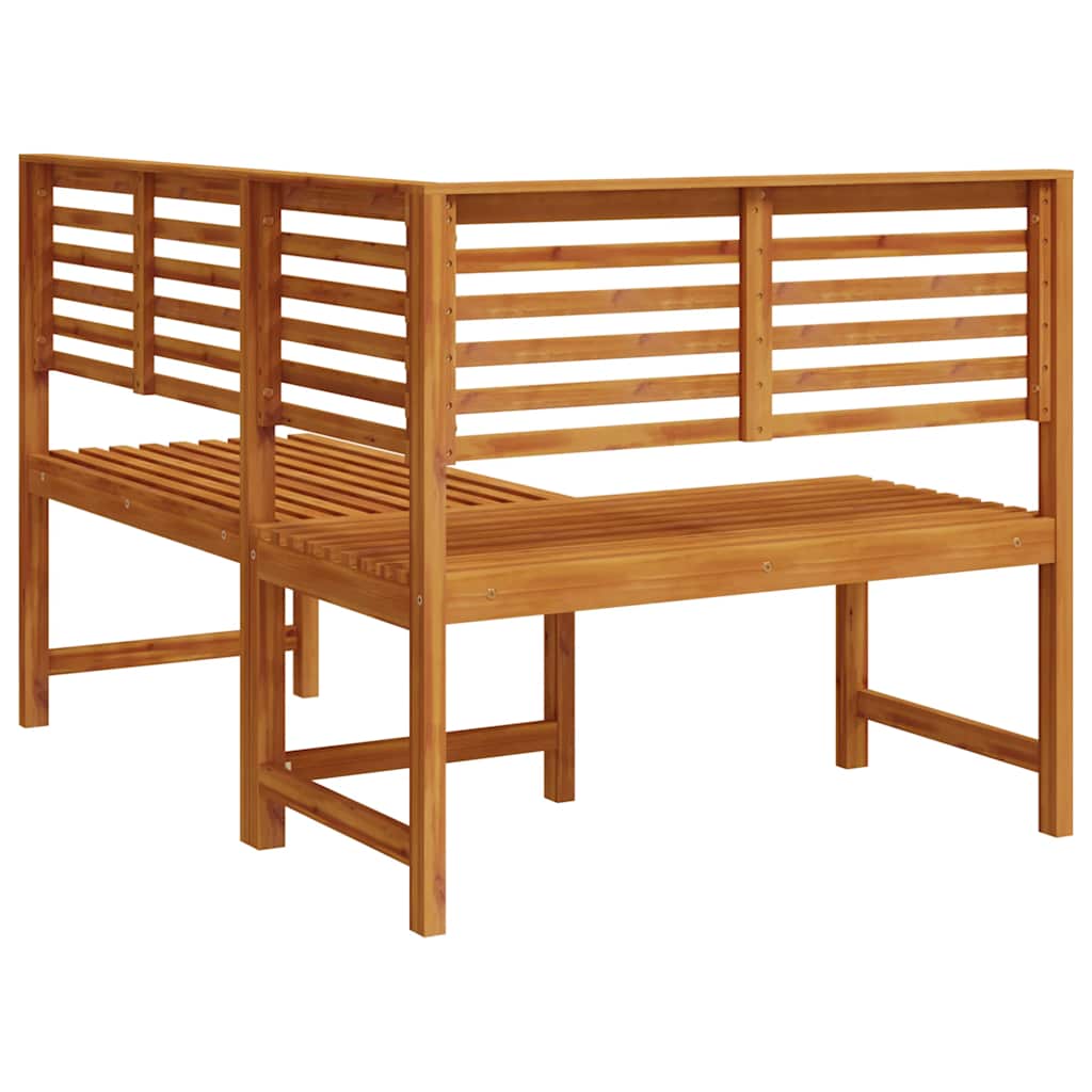vidaXL Tuinhoekbank 140 cm massief acaciahout - Aashly