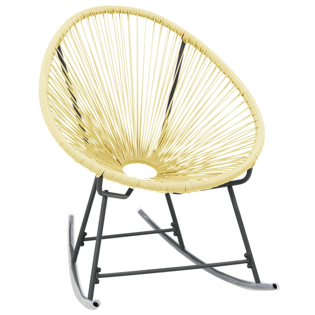 vidaXL Tuinstoel Acapulco poly rattan beige - Aashly