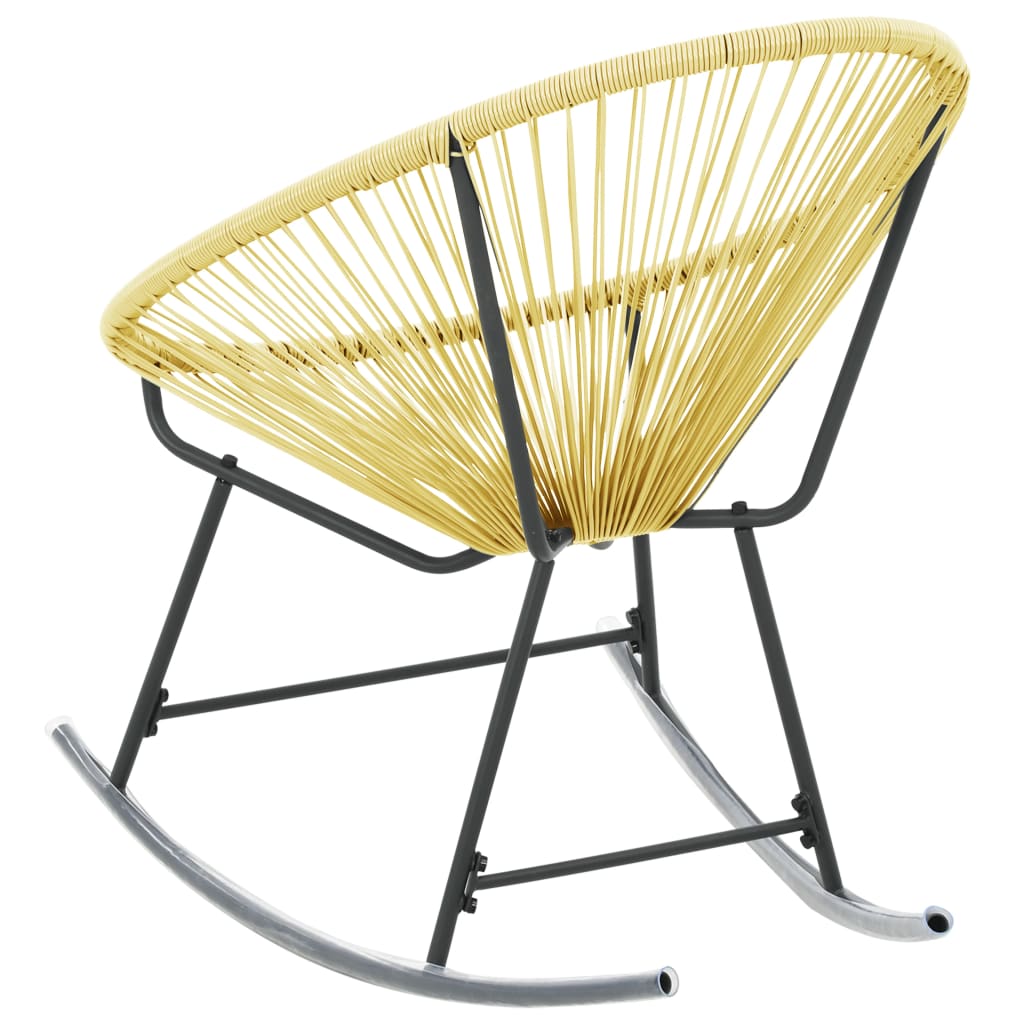 vidaXL Tuinstoel Acapulco poly rattan beige - Aashly