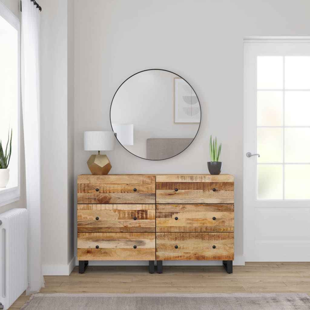 vidaXL Dressoir 60x33x75 cm massief acaciahout