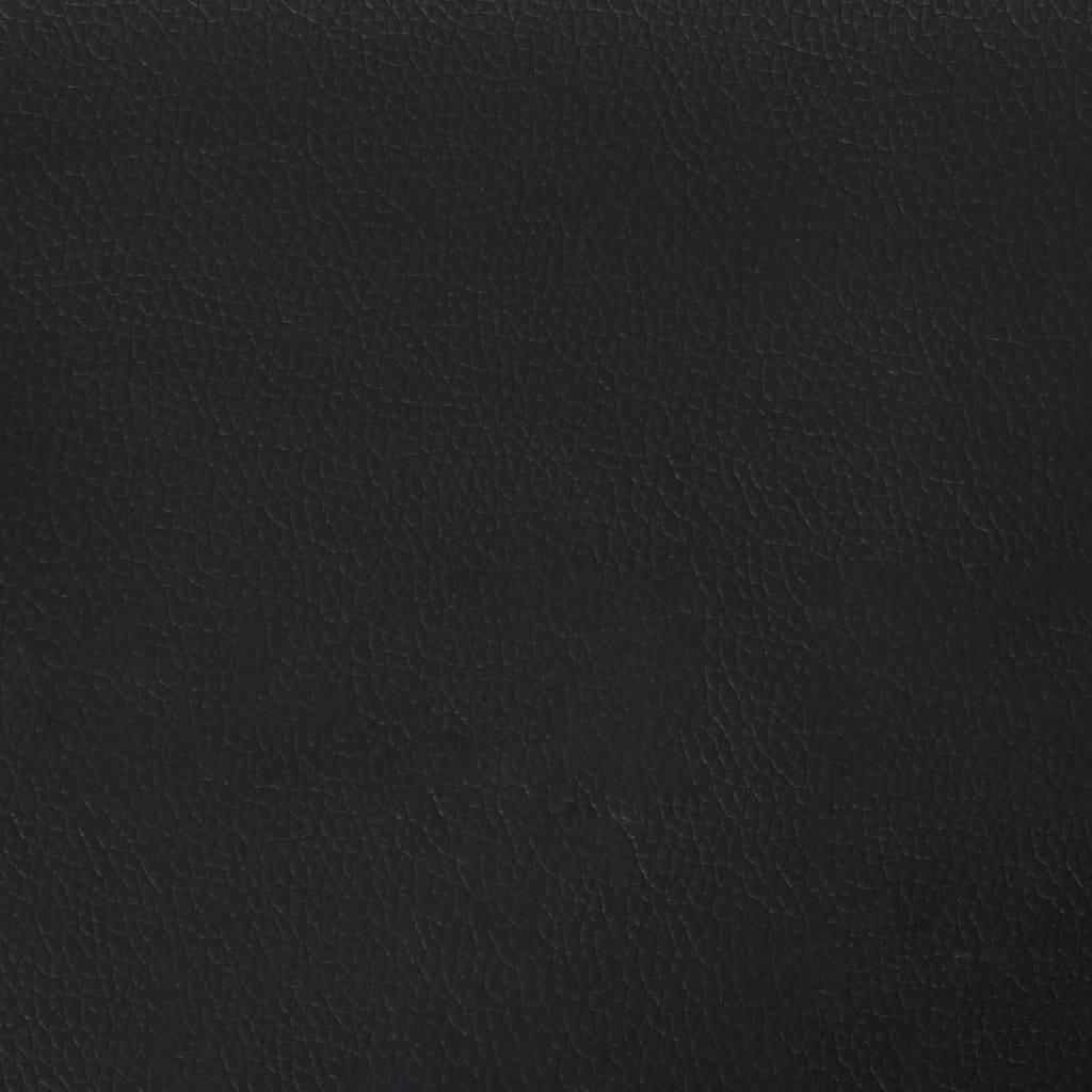 vidaXL Gaming Chair with Footrest Faux Leather Black and Gold