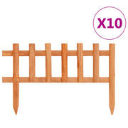 vidaXL Gazonranden 10 st 4,4 m vurenhout - Aashly