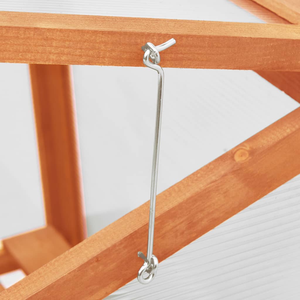 vidaXL Broeikas 60x45x100 cm vurenhout - Aashly