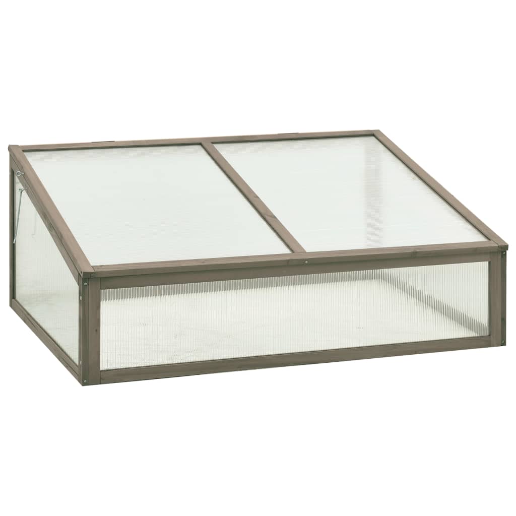 vidaXL Broeikas 100x65x40 cm vurenhout