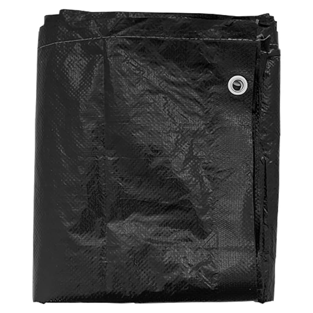 vidaXL Tuinmeubelhoezen voor loungebed 2 st 10 oogjes rond Ø236x67 cm - Aashly