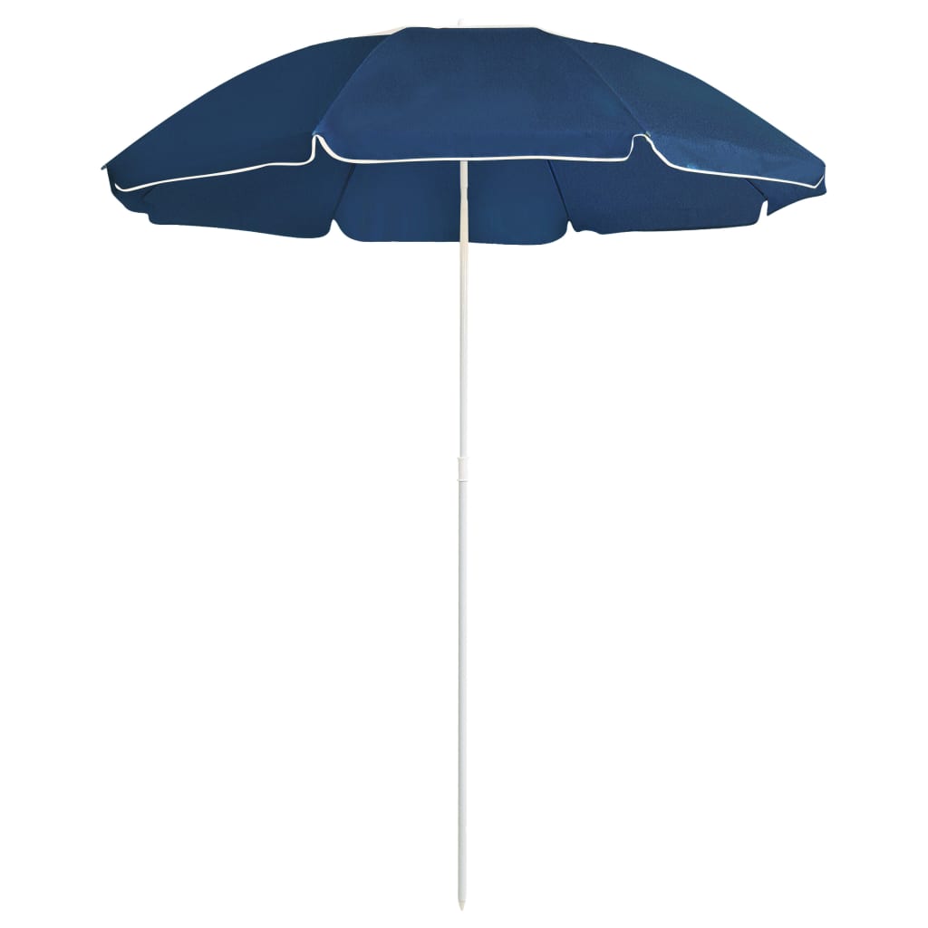 vidaXL Parasol met stalen paal 180 cm antracietkleurig - Aashly