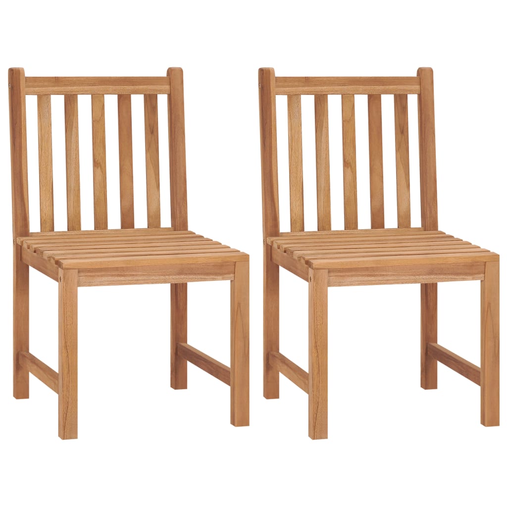 vidaXL Tuinstoelen 4 st massief teakhout - Aashly