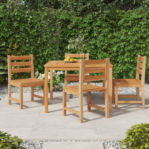 vidaXL Tuinstoelen 8 st massief teakhout - Aashly