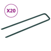 vidaXL Kunstgraspennen 20 st U-vormig ijzer - Aashly