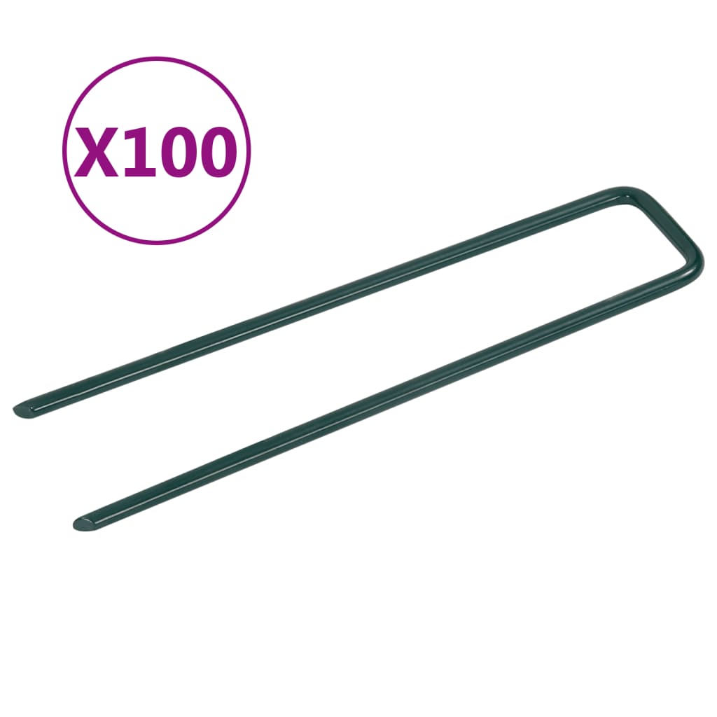 vidaXL Kunstgraspennen 20 st U-vormig ijzer - Aashly