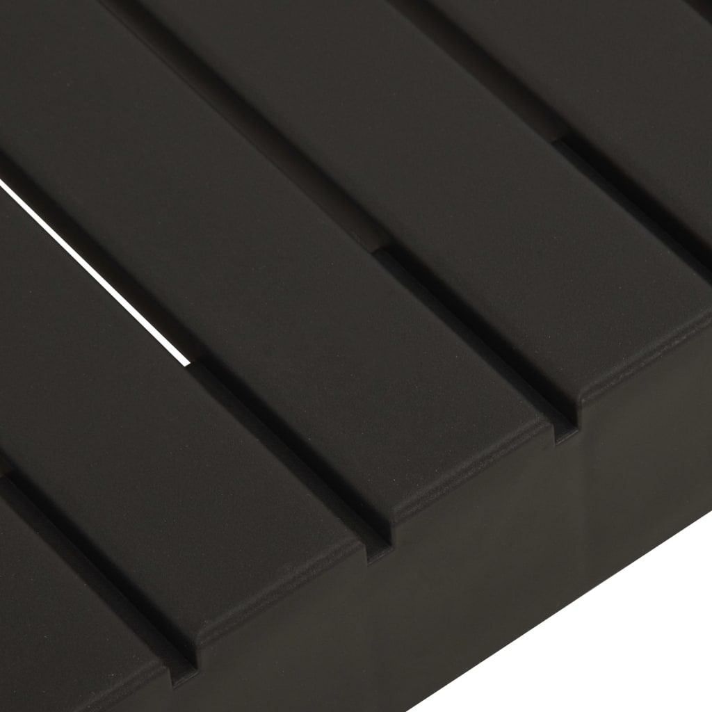 vidaXL Loungetafel kunststof grijs - Aashly