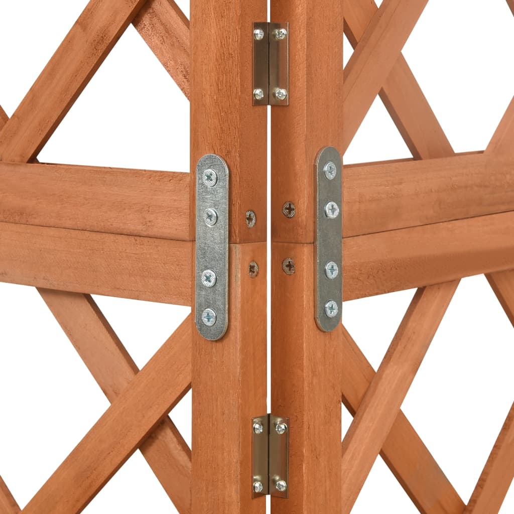vidaXL Latwerk hoekmodel 50x50x145 cm massief vurenhout