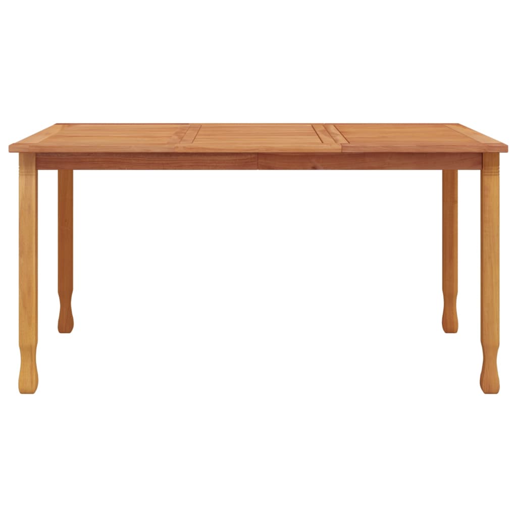 vidaXL Garden Table 150x90x75 cm Solid Teak Wood