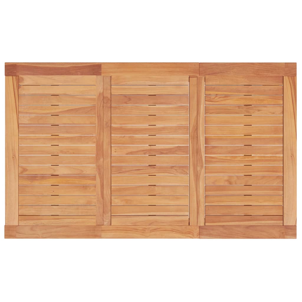 vidaXL Garden Table 150x90x75 cm Solid Teak Wood