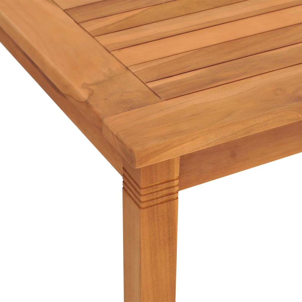 vidaXL Garden Table 150x90x75 cm Solid Teak Wood